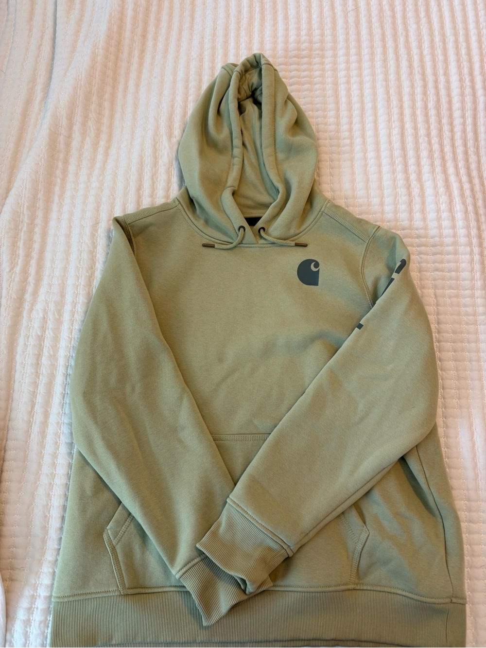 Carhartt Mint Green Hoodie - Men's Pullover Sweatshirt